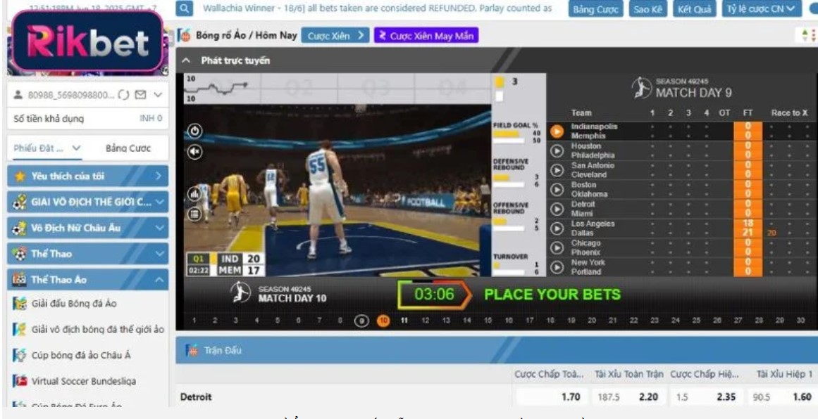 Giải mã sức hút của mục Thể Thao tại nhà cái Rikbet