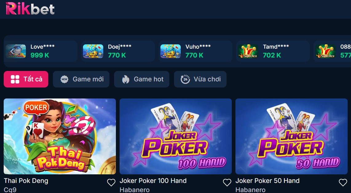 Game Bài Rikbet - Khám Phá Thế Giới Chơi Bài Siêu Đỉnh 2 Tổng quan các thông tin về game bài Rikbet